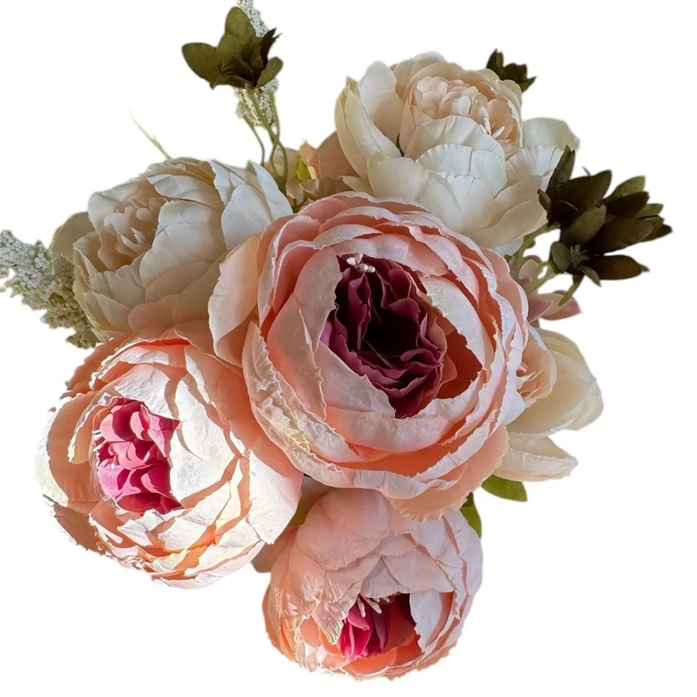 COPY - COPY - NWT Elegant Vintage Inspired Artificial Peony Bouquet